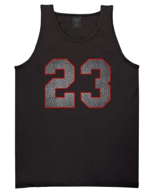 23 Cement Red Jersey Tank Top