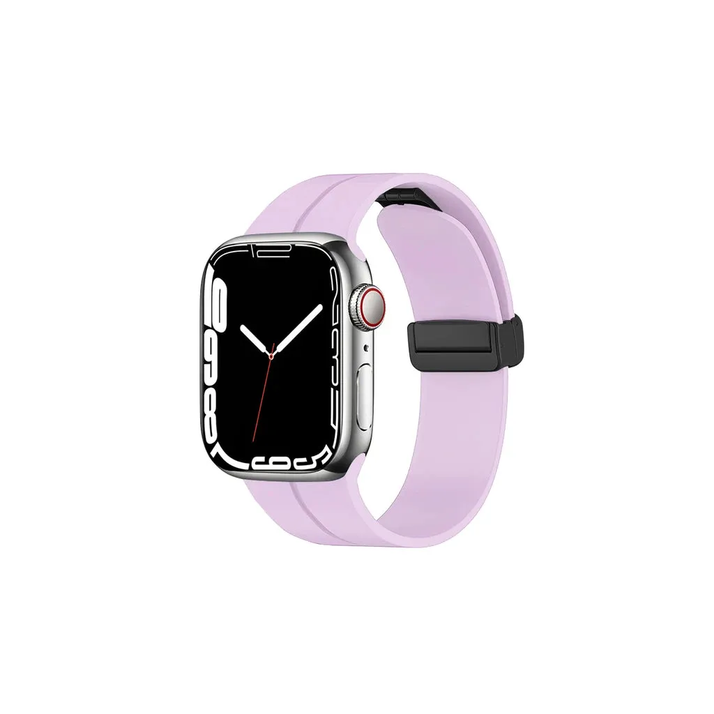 Apple Watch 42mm / 44mm / 45mm / 49mm - Silicone Strap with Magnet Buckle