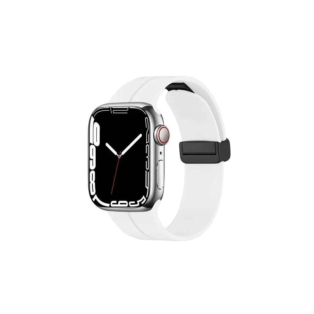 Apple Watch 42mm / 44mm / 45mm / 49mm - Silicone Strap with Magnet Buckle