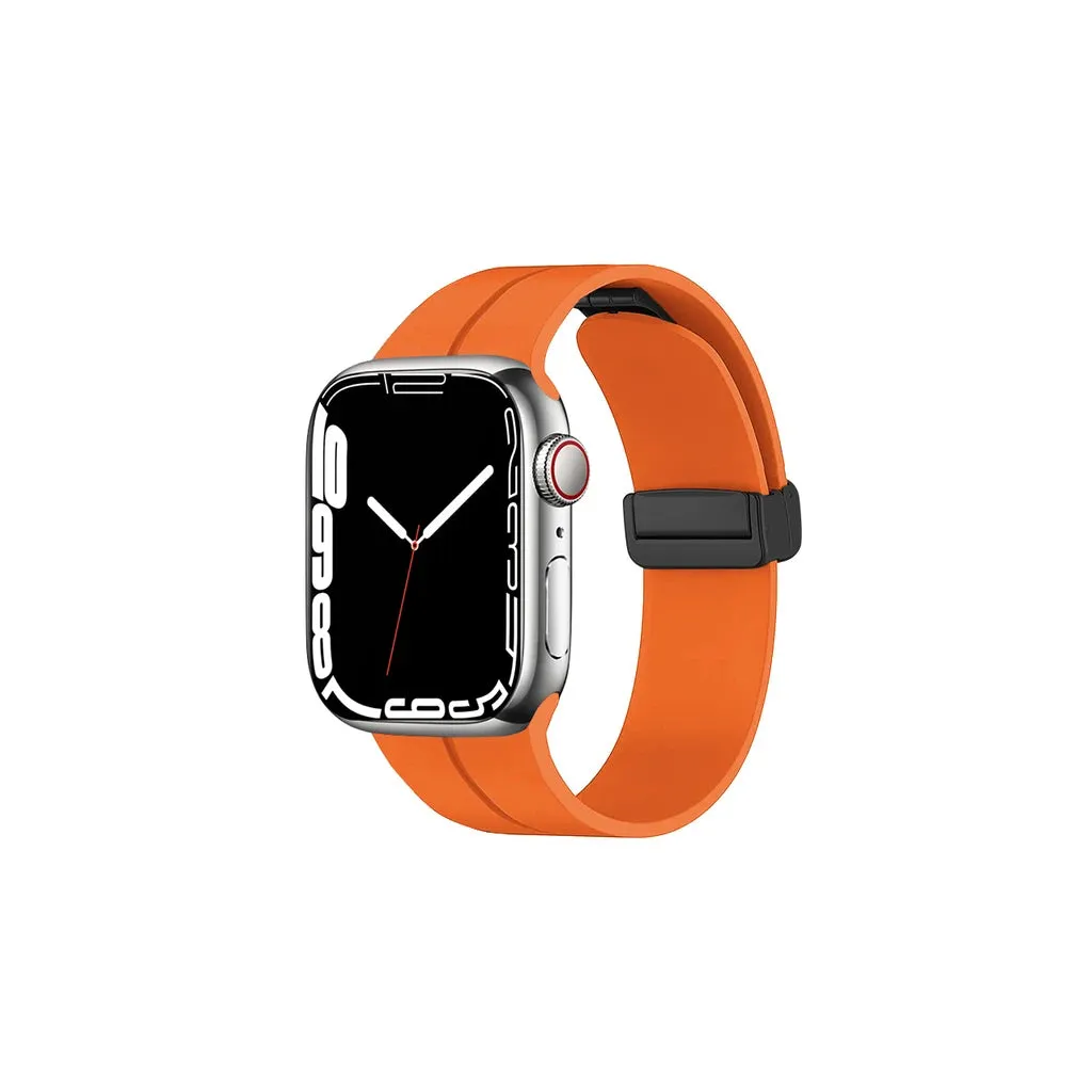 Apple Watch 42mm / 44mm / 45mm / 49mm - Silicone Strap with Magnet Buckle