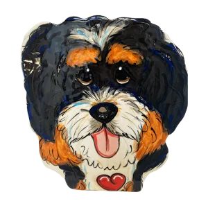 Bernese Mountain Dog Portrait Tile