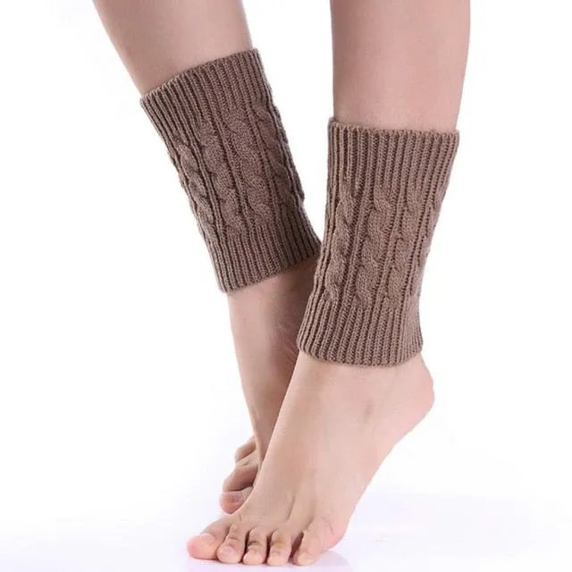 Chamsgend Newly Design Women's Knit Short Leg Warmers Boot Cuffs Oct22 Drop Shipping