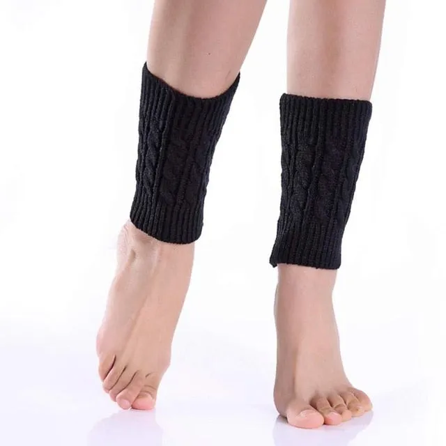 Chamsgend Newly Design Women's Knit Short Leg Warmers Boot Cuffs Oct22 Drop Shipping