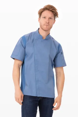 Chef Works Springfield Chef Jacket- Sky Blue