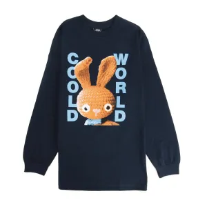 Cold World Frozen Goods Dirty Bunny Long Sleeve T-shirt / Navy