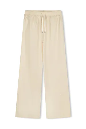 Cotton Poplin Pant - Husk