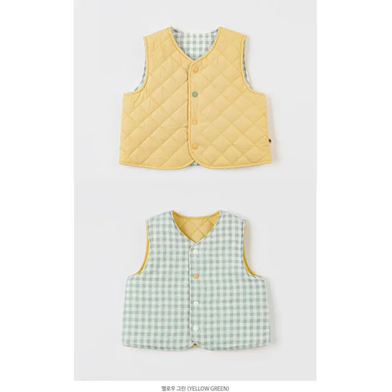 Happy Prince Loas Quilting Reversible Baby Vest