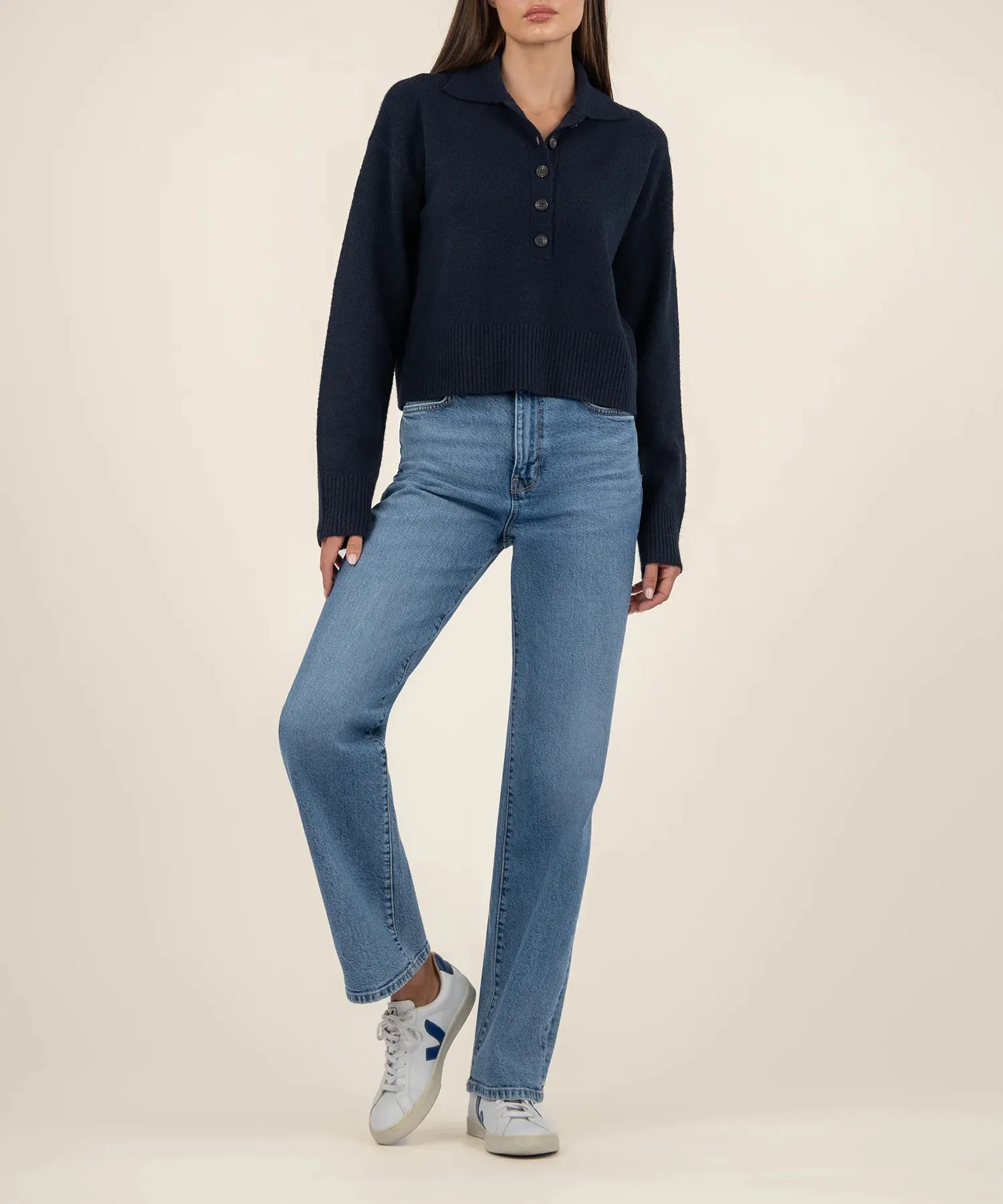 Lilia Navy Sweater