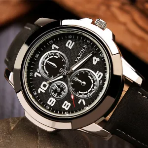 Men Watch Casual Sports YAZOLE Top Brand Luxury Famous Wristwatch Male Clock Quartz Watch Wrist Men Military Quartz watch 350