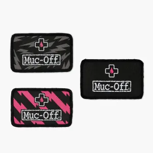 MTB Patch Set - Logo, Pink Bolt & Grey Bolt