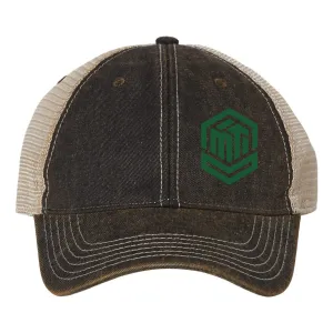 MTI Legacy Trucker Cap - Black / Khaki