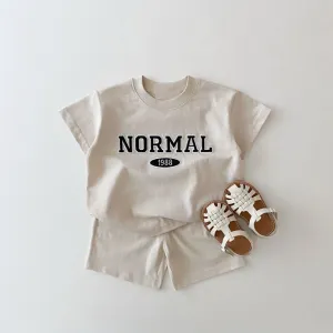 'Normal' Graphic Tee Set