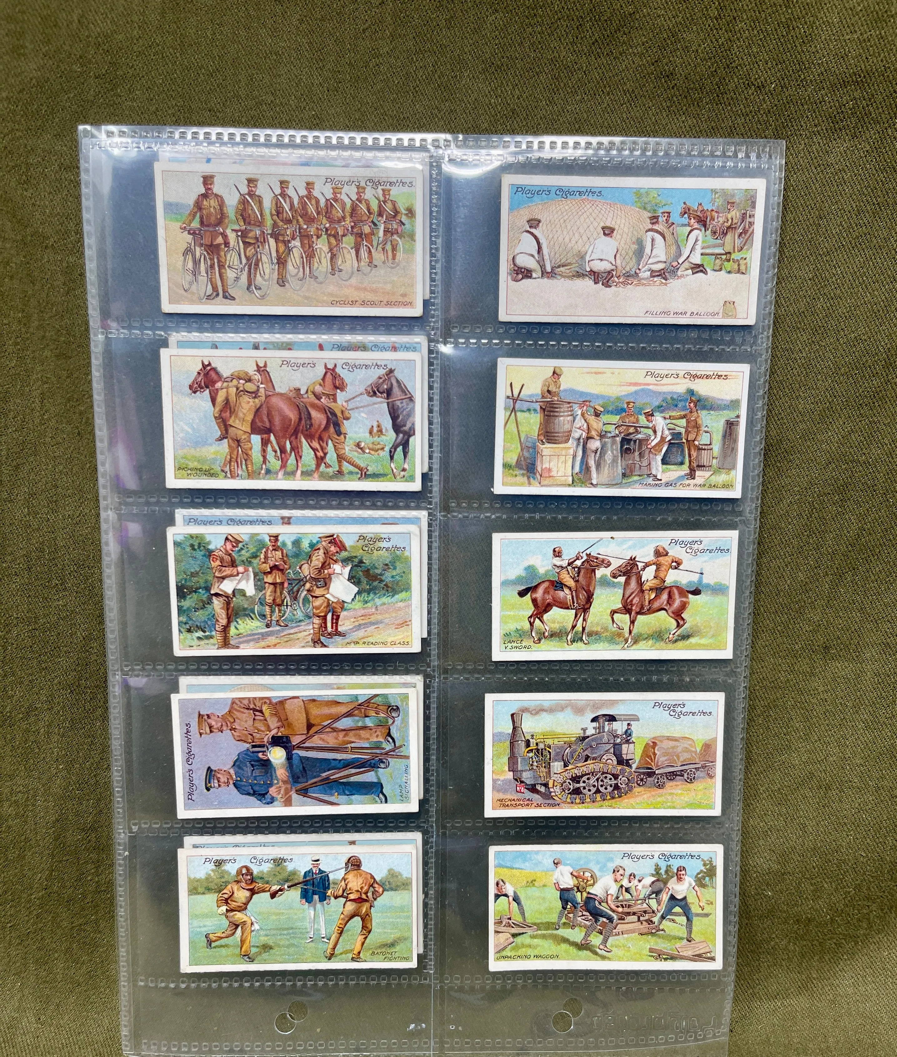 "John Player & Sons Army Life 1910  Cigarette Cards – Collectible Military Memorabilia"